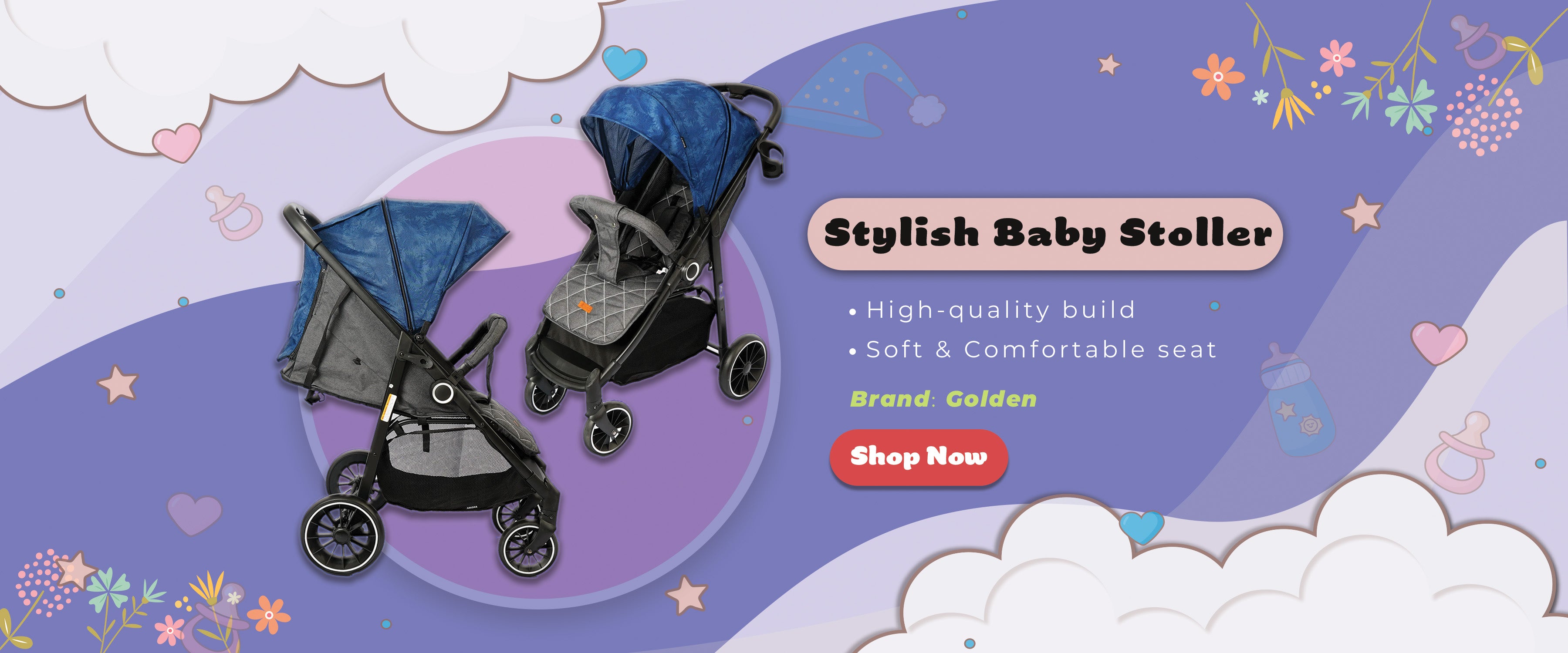 best baby collection banner for baby stoller in Pakistan
