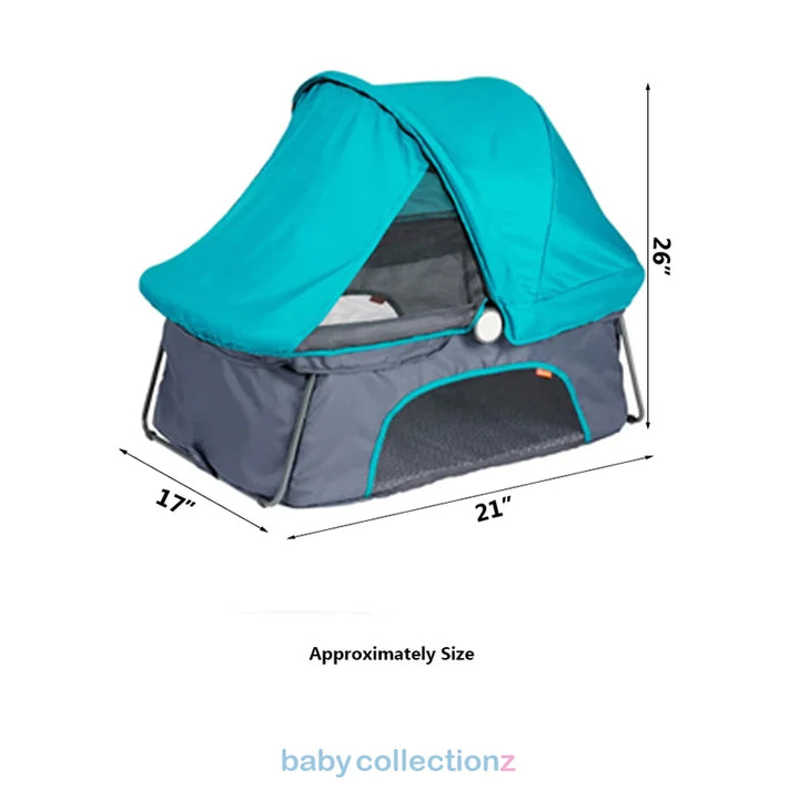 Newborn Baby Travel Carry Cot - With Net Safety