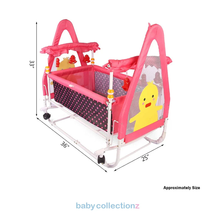 Baby Cradle With Hanging Bar Toys