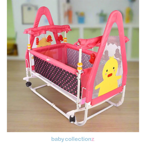 Baby Cradle With Hanging Bar Toys