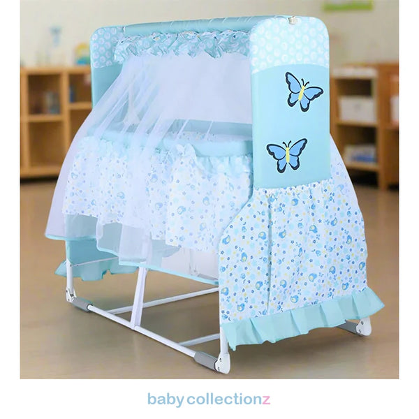 Baby Cradle Fully Covered Net with Butterfly