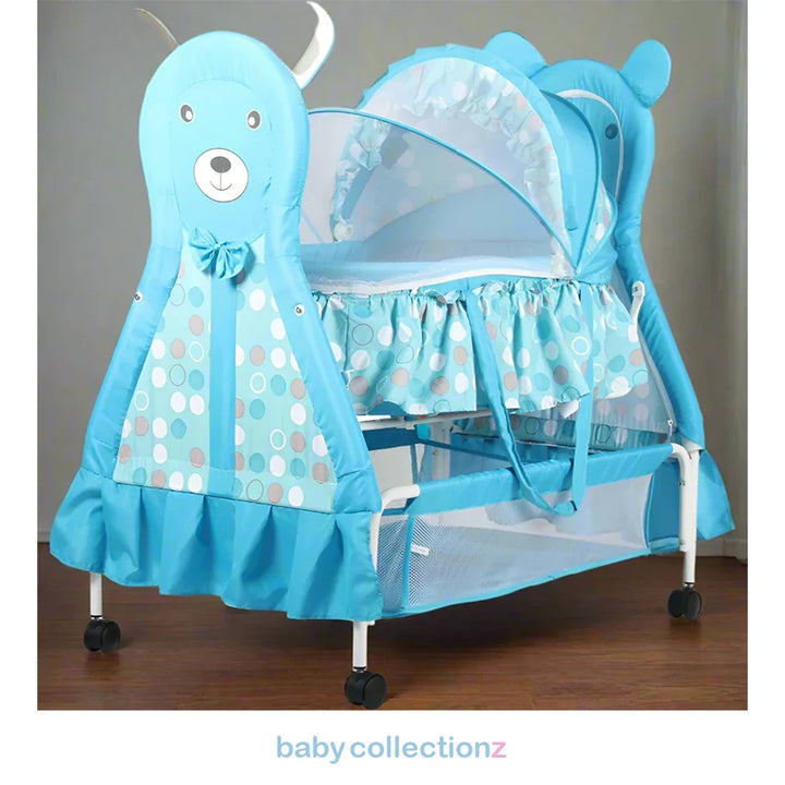 Baby Cradle Fully Covered Net with Storage