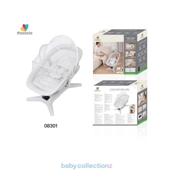 Baby Electric Cradle In White - Mastela