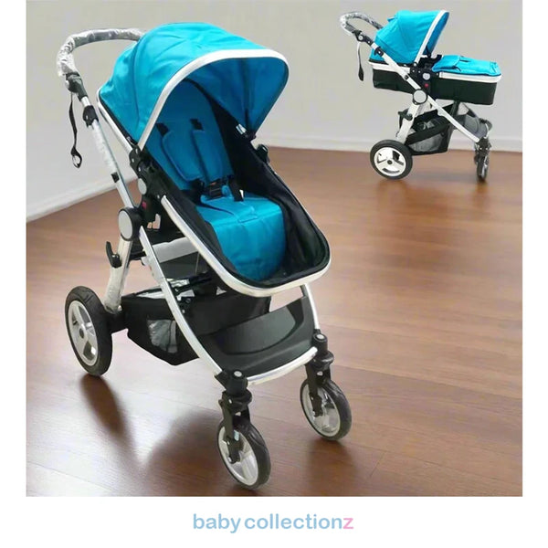 2 In 1 Baby Stroller In Blue Color