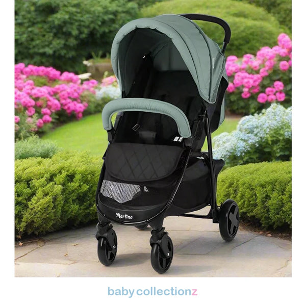 Stylish Baby Stroller In Black - Martina