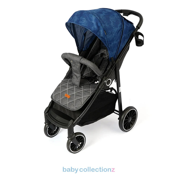 Baby Stroller With Storage & Sun Shade - Golden