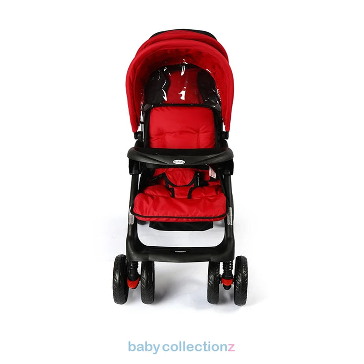 Premium Twin Baby Stroller With Storage & Shade