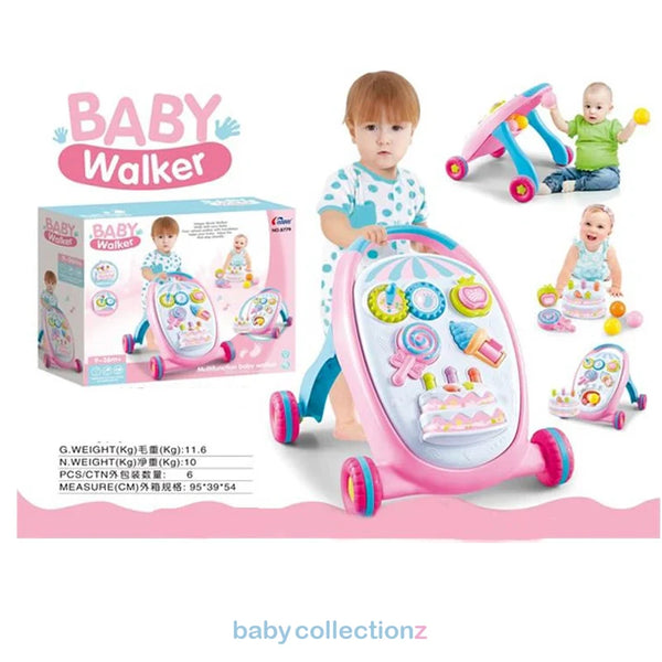 Baby Walker Trainer In Pink Color