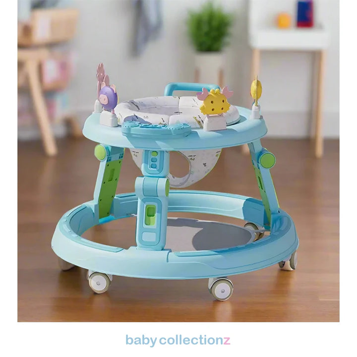 Space Ship Style Baby Walker With Fun Toys