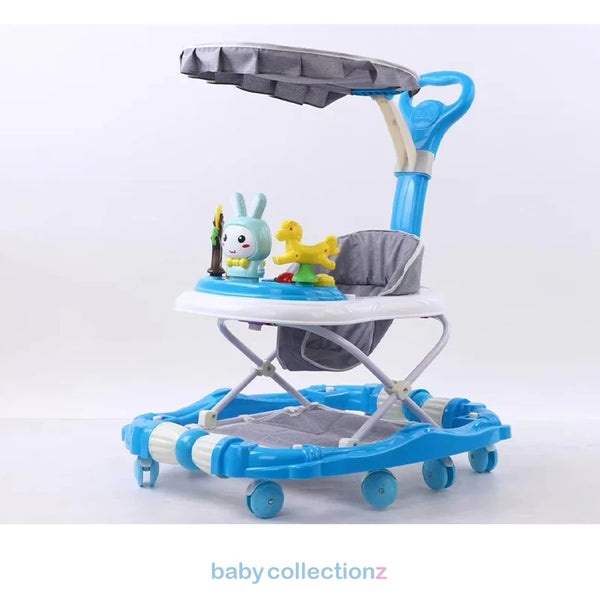 3 In 1 Baby Walker With Fun Toys & Shade