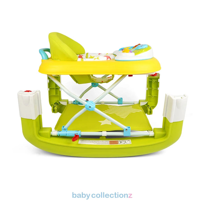Foldable Yellow 2 In 1 Baby Walker