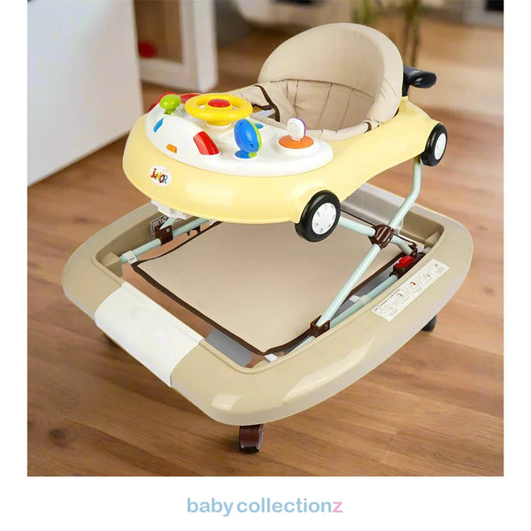 Foldable 2 In 1 Baby Walker With Car Shape