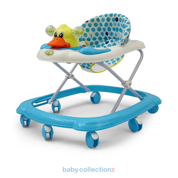 Baby Walker In Blue With Duck Face
