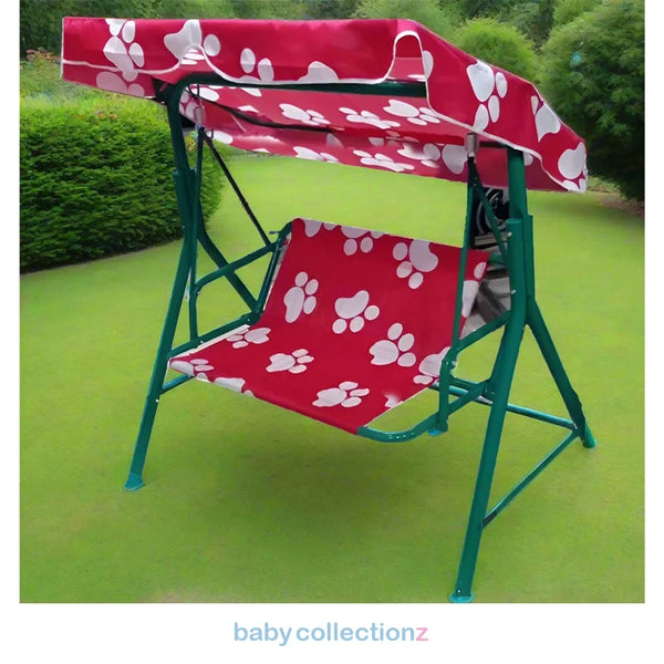 Outdoor Swing With Shade