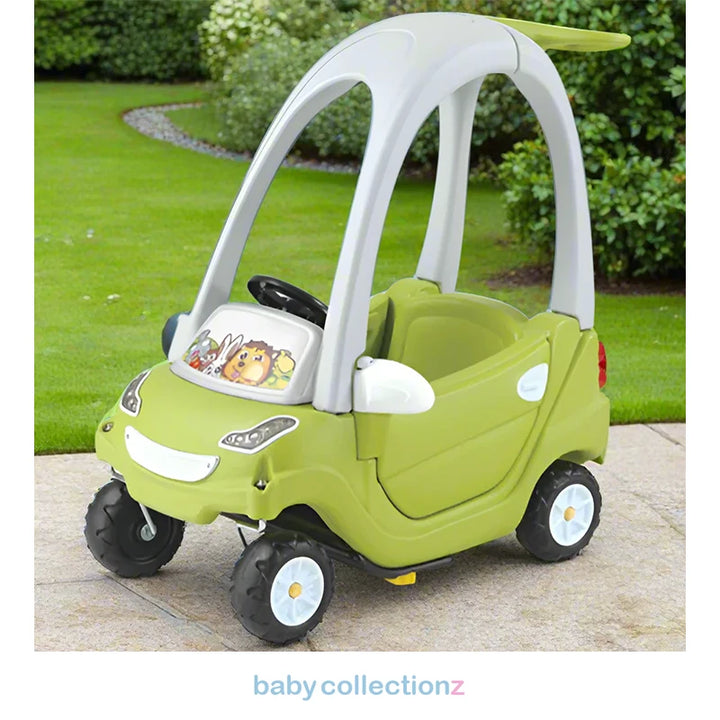 Coupe Car For Kids In Green