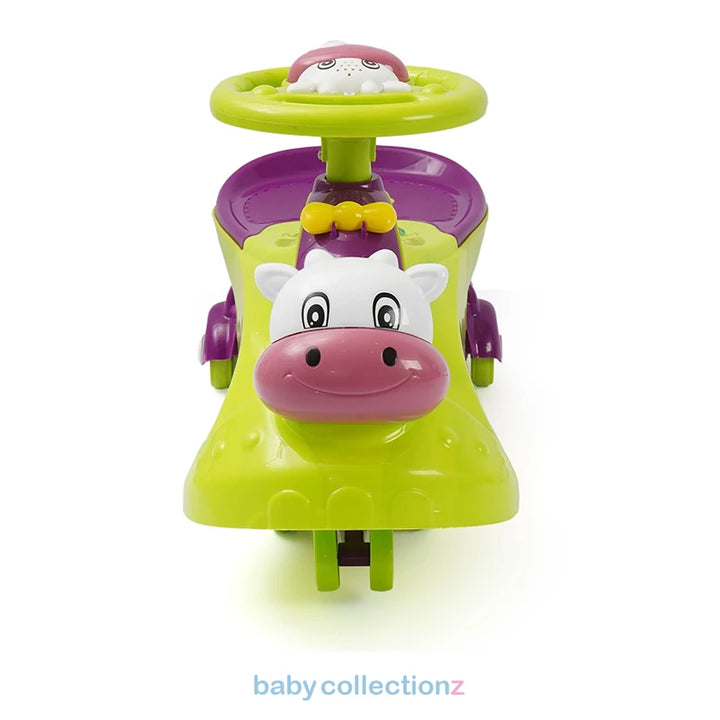 Auto Car For Kids With Cow Face