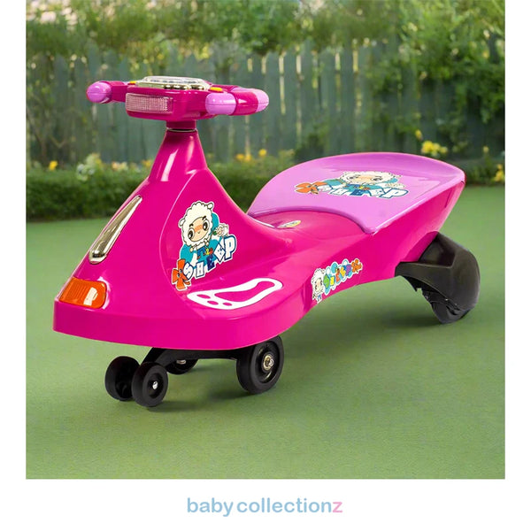 Stylish Auto Car For Kids In Pink