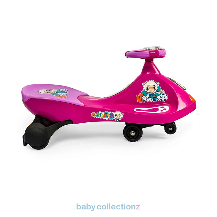 Stylish Auto Car For Kids In Pink