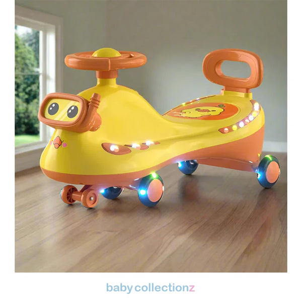 Robot Style Auto Car For Kids In Yellow