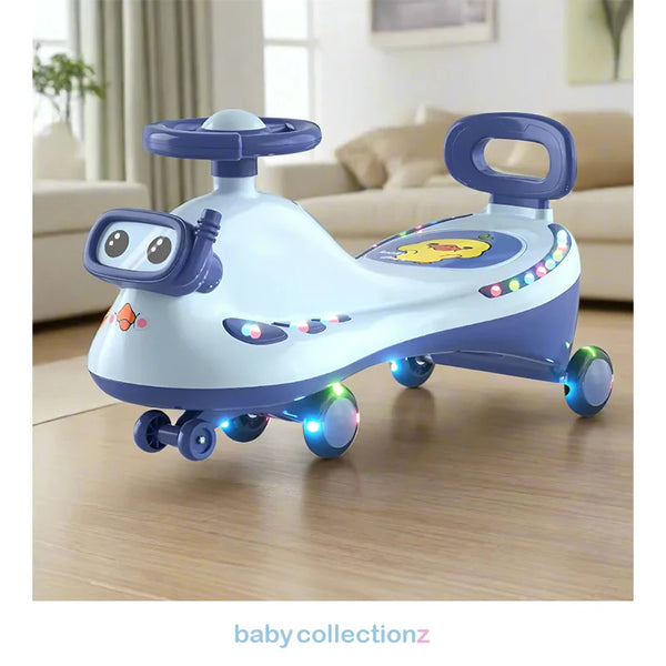 Dino Style Auto Car For Kids In Blue