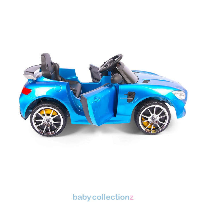 Mercedes Kids Battery Car In Blue