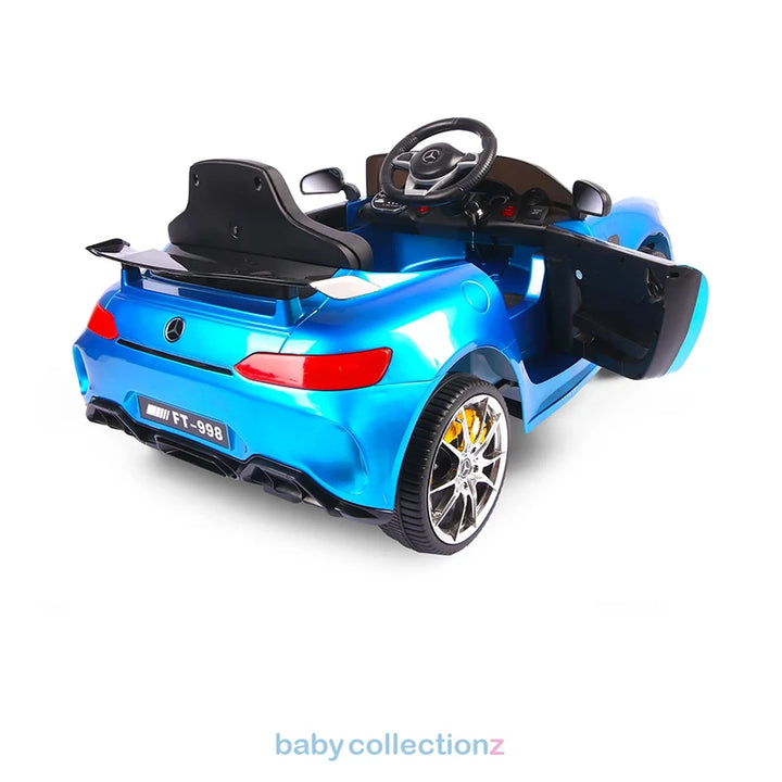 Mercedes Kids Battery Car In Blue
