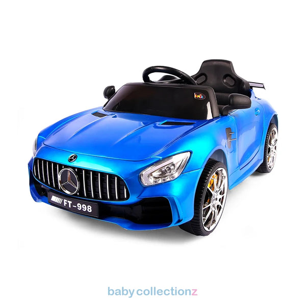 Mercedes Kids Battery Car In Blue