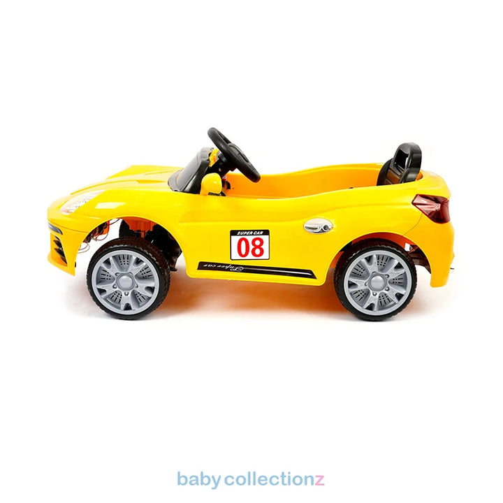 Kids Battery Car In Yellow