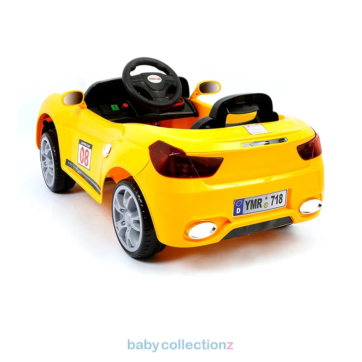 Kids Battery Car In Yellow
