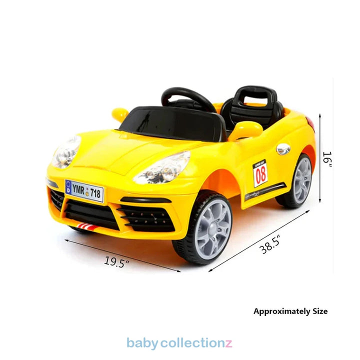 Kids Battery Car In Yellow