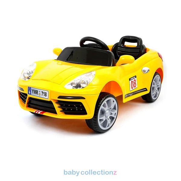 Kids Battery Car In Yellow