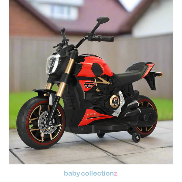 Kids Motor Bike With Training Wheels