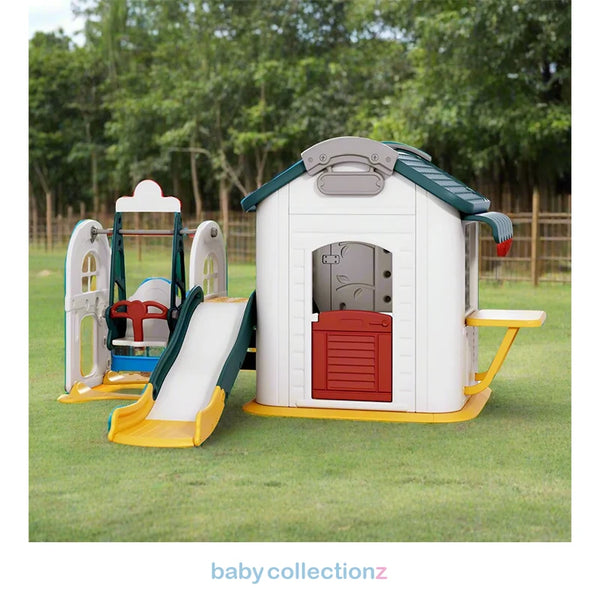 Kids Play House With Slide & Swing