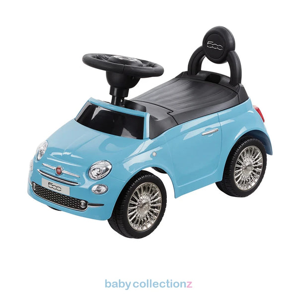 Kids Push Car In Blue