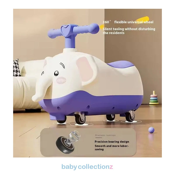 2 In 1 Elephant Push Car & Rocking