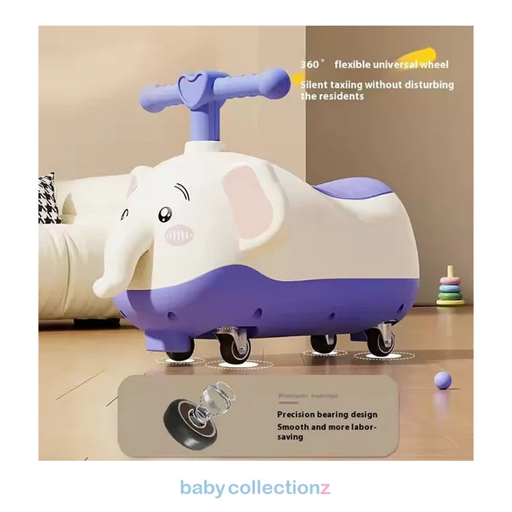 2 In 1 Elephant Push Car & Rocking