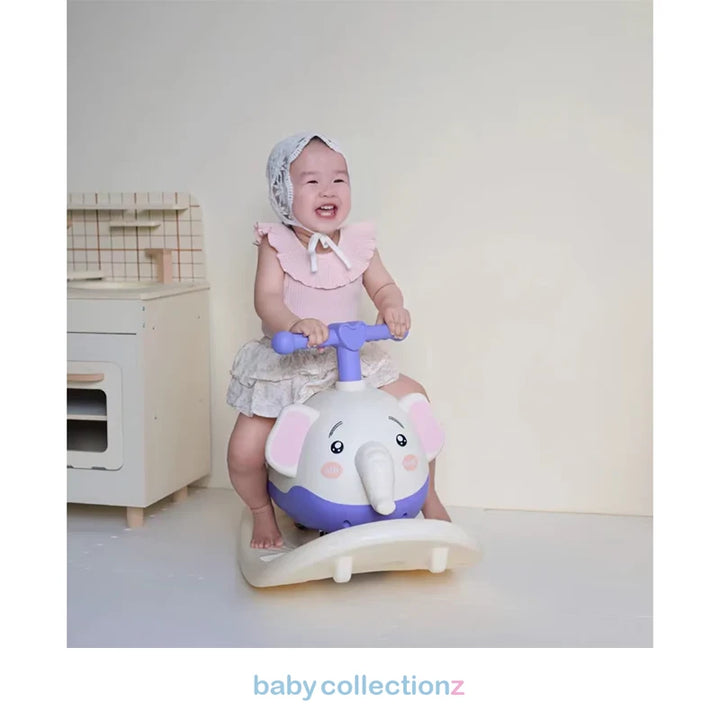 2 In 1 Elephant Push Car & Rocking