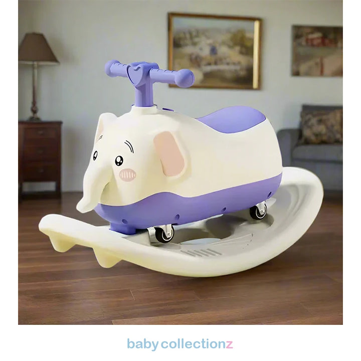 2 In 1 Elephant Push Car & Rocking