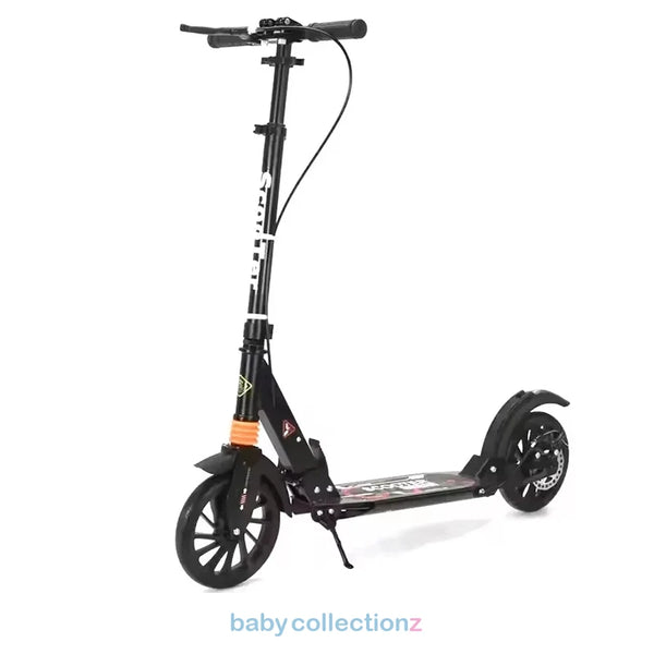 Stylish Black Scooty With Brakes