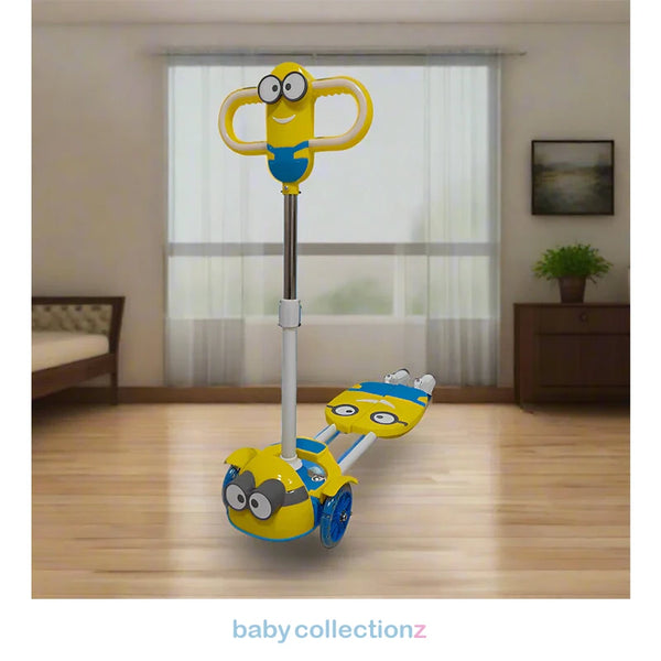 Kids Scooty With Minion Face