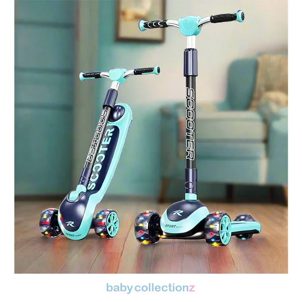 Foldable Stylish Scooty In Blue