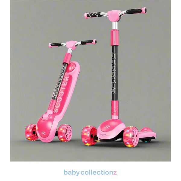 Foldable Stylish Scooty In Pink