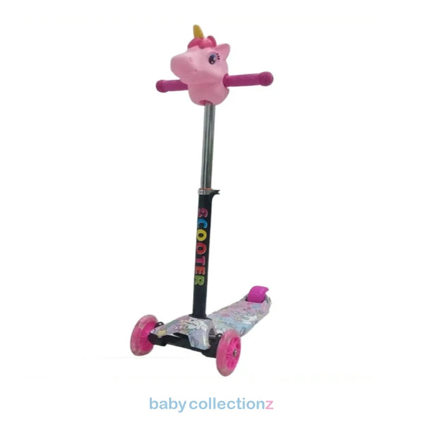 Unicorn Horse Face Scooty For Kids