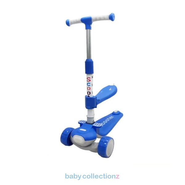 2 In 1 Kids Scooty With Foldable Seat