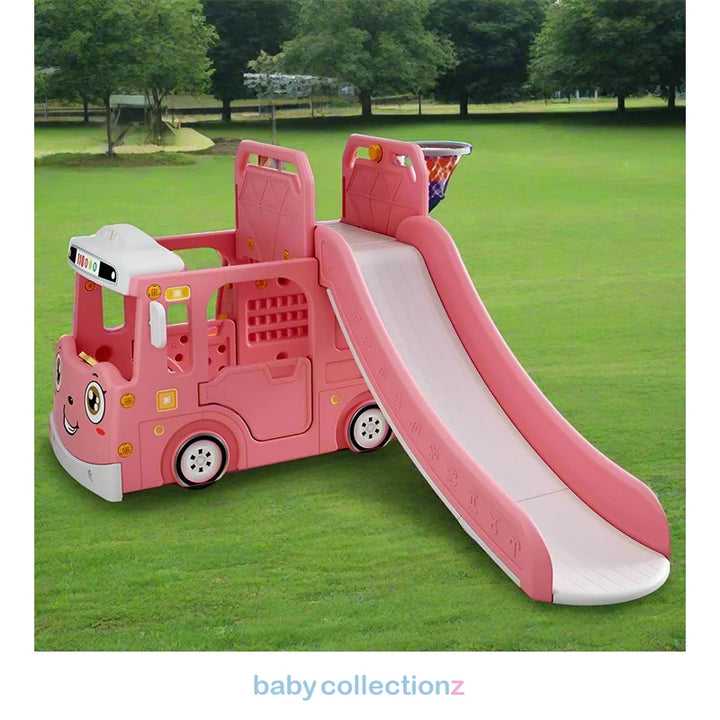 Kids Slide & Car Style Playhouse