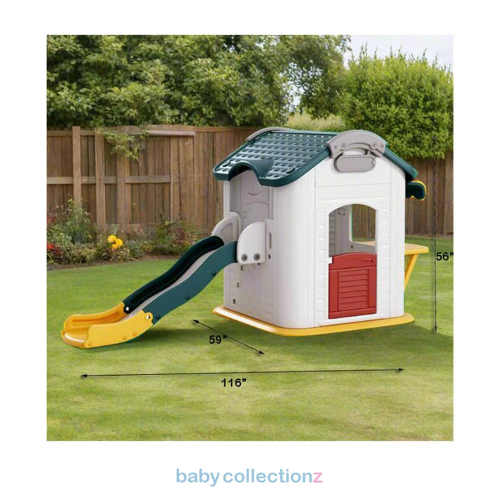 Kids Slide & Playhouse
