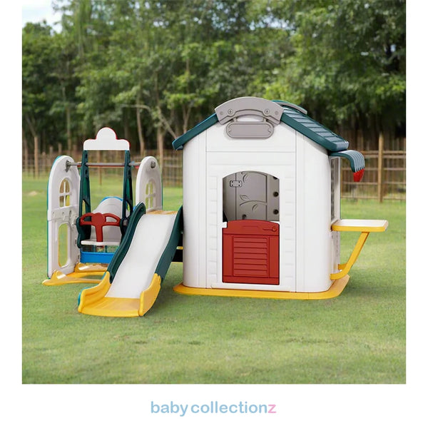 Kids Slides, Swing & Playhouse