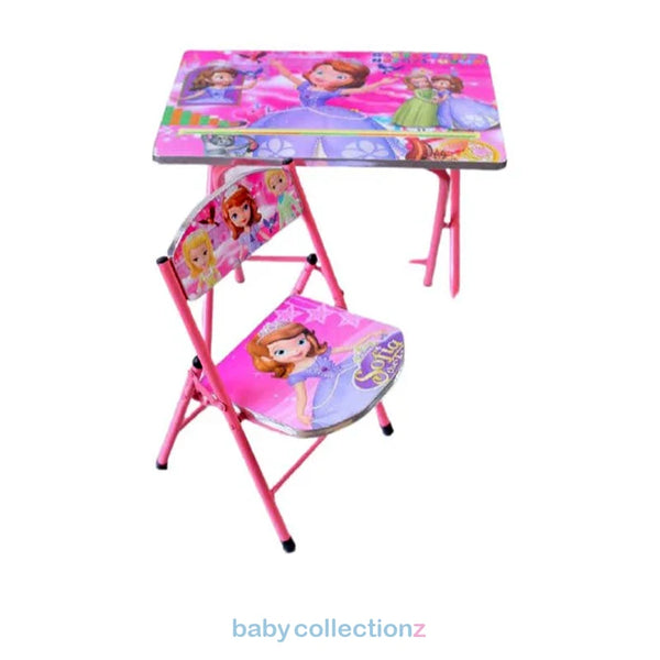 Study Table With Doll Characters