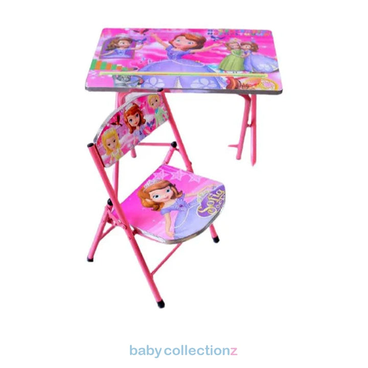 Study Table With Doll Characters