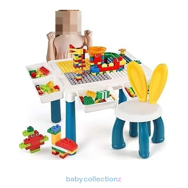 Blocks Learning Table & Chair For Kids